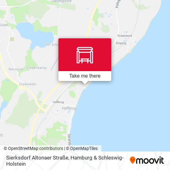 Sierksdorf Altonaer Straße map