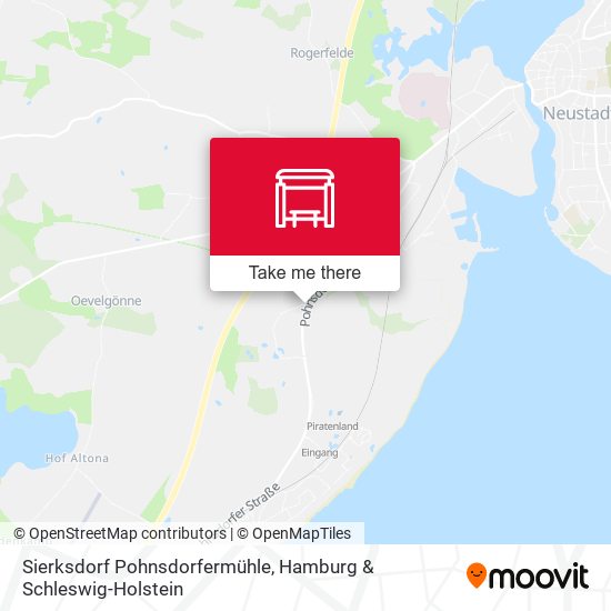 Sierksdorf Pohnsdorfermühle map