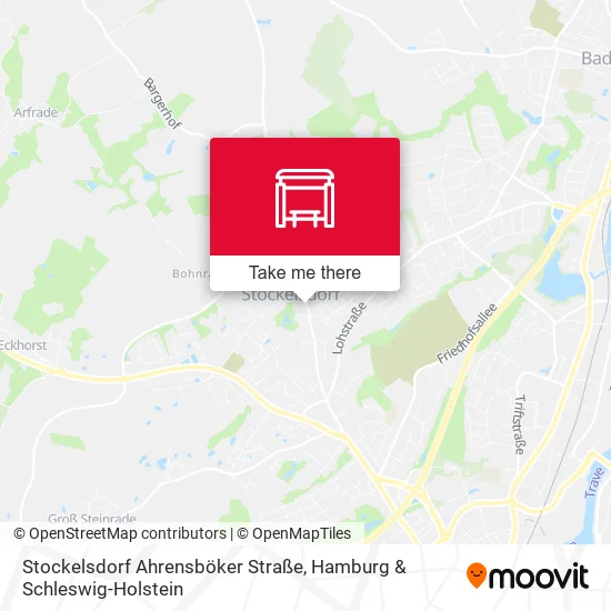 Карта Stockelsdorf Ahrensböker Straße