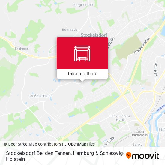 Stockelsdorf Bei den Tannen map