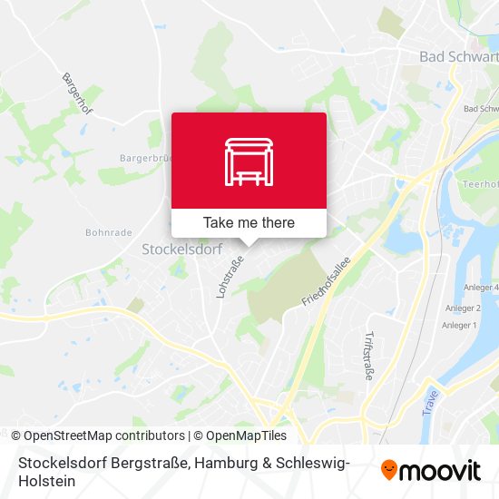 Stockelsdorf Bergstraße map