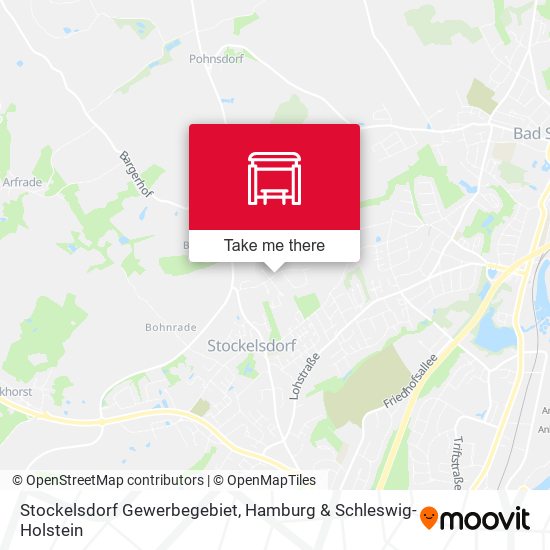 Stockelsdorf Gewerbegebiet map