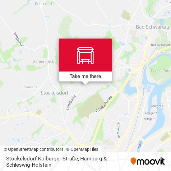 Stockelsdorf Kolberger Straße map