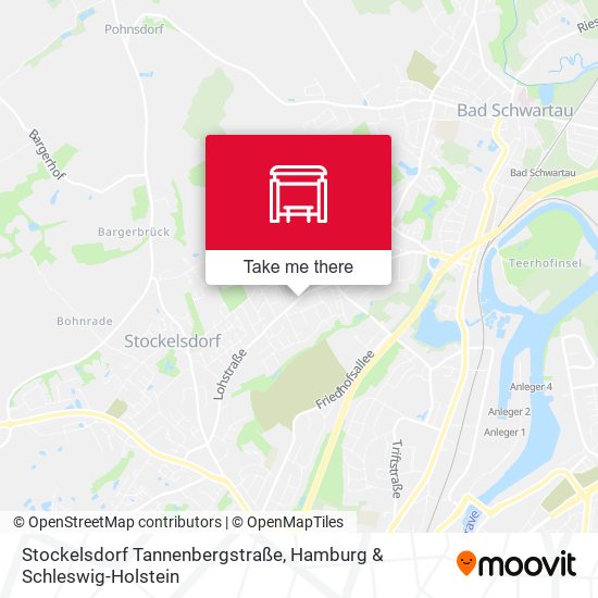 Stockelsdorf Tannenbergstraße map