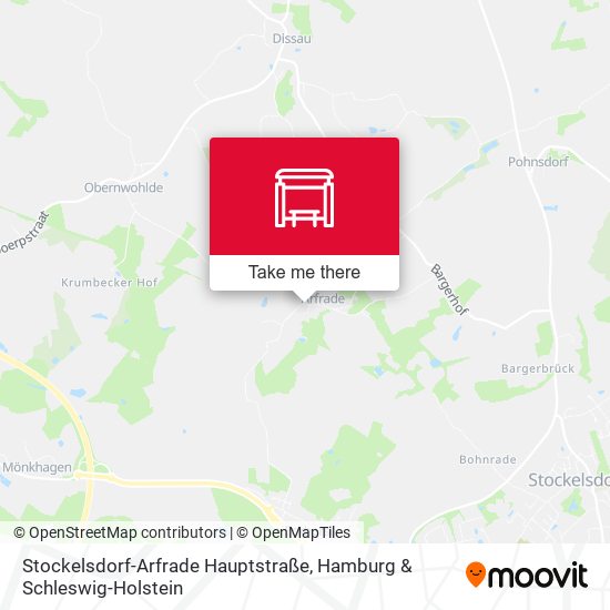Stockelsdorf-Arfrade Hauptstraße map