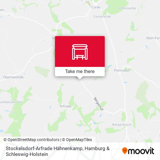 Stockelsdorf-Arfrade Hähnenkamp map