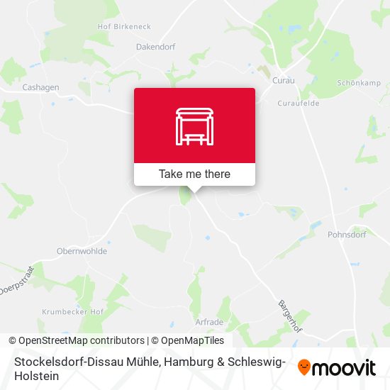 Stockelsdorf-Dissau Mühle map