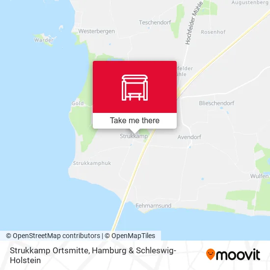 Карта Strukkamp Ortsmitte