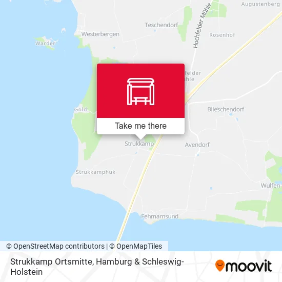Карта Strukkamp Ortsmitte