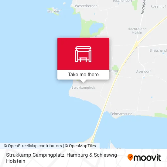 Карта Strukkamp Campingplatz