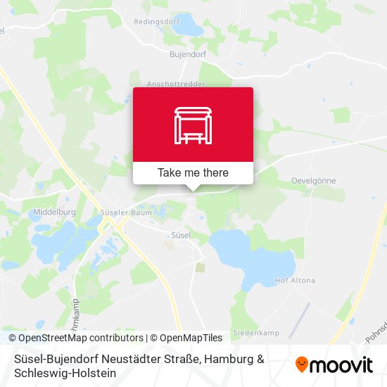 Süsel-Bujendorf Neustädter Straße map