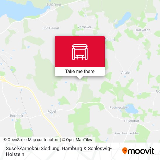 Süsel-Zarnekau Siedlung map