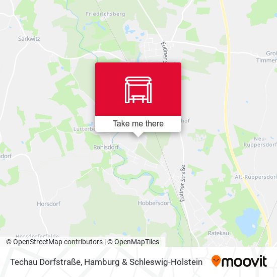 Techau Dorfstraße map