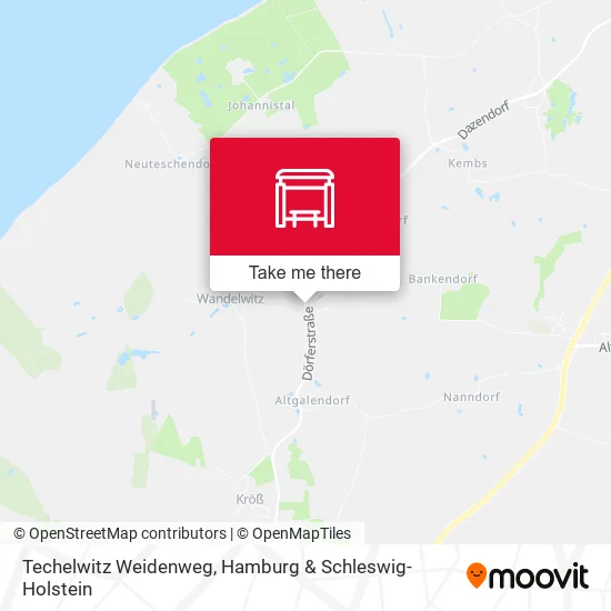 Карта Techelwitz Weidenweg