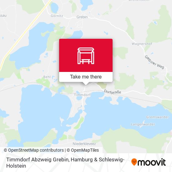 Timmdorf Abzweig Grebin map