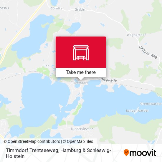 Timmdorf Trentseeweg map