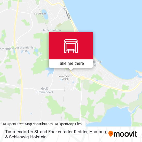 Карта Timmendorfer Strand Fockenrader Redder