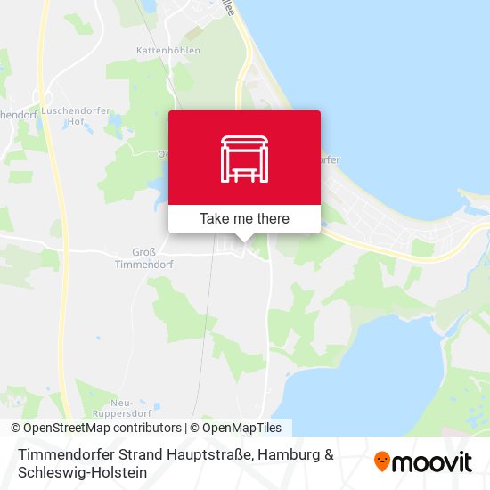 Timmendorfer Strand Hauptstraße map