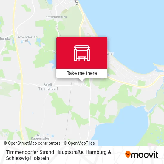 Карта Timmendorfer Strand Hauptstraße