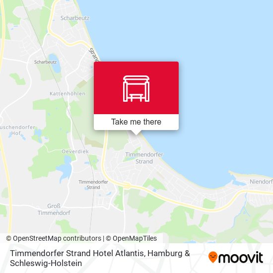 Timmendorfer Strand Hotel Atlantis map