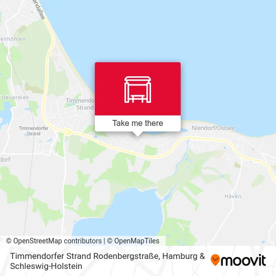 Карта Timmendorfer Strand Rodenbergstraße