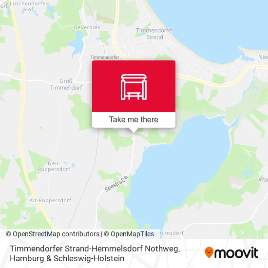 Карта Timmendorfer Strand-Hemmelsdorf Nothweg