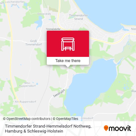 Timmendorfer Strand-Hemmelsdorf Nothweg map