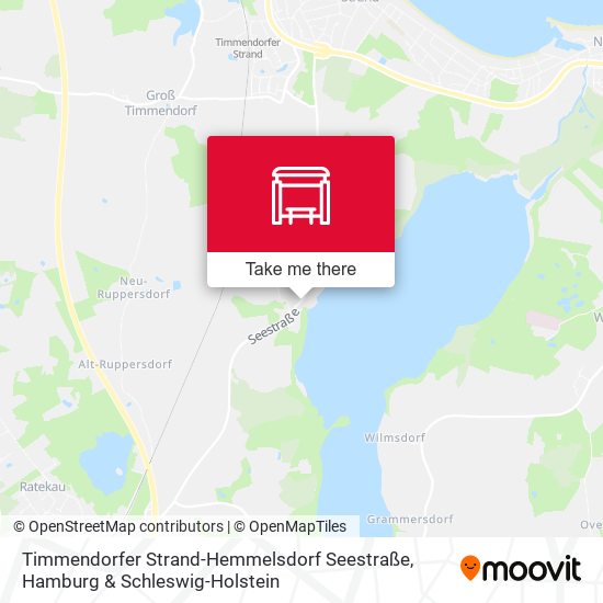 Timmendorfer Strand-Hemmelsdorf Seestraße map