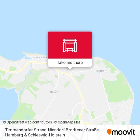 Карта Timmendorfer Strand-Niendorf Brodtener Straße