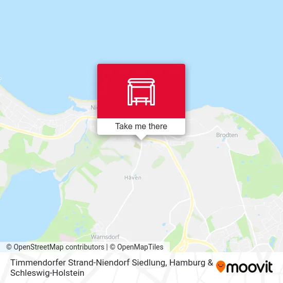 Карта Timmendorfer Strand-Niendorf Siedlung