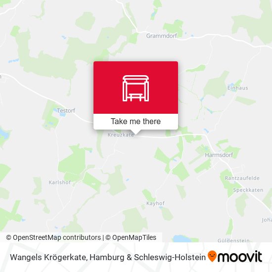 Wangels Krögerkate map
