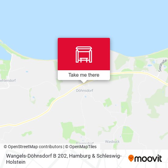 Wangels-Döhnsdorf B 202 map