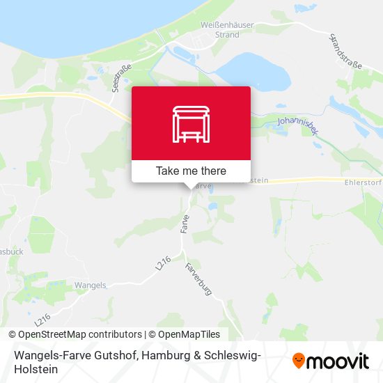 Wangels-Farve Gutshof map