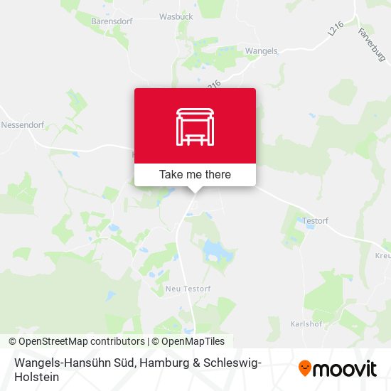Wangels-Hansühn Süd map