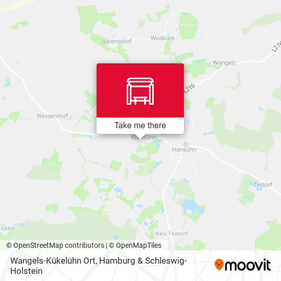 Wangels-Kükelühn Ort map