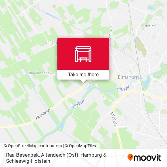 Raa-Besenbek, Altendeich (Ost) map