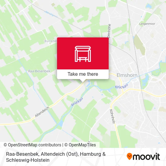 Raa-Besenbek, Altendeich (Ost) map