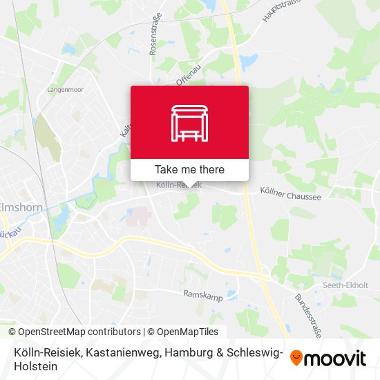 Kölln-Reisiek, Kastanienweg map