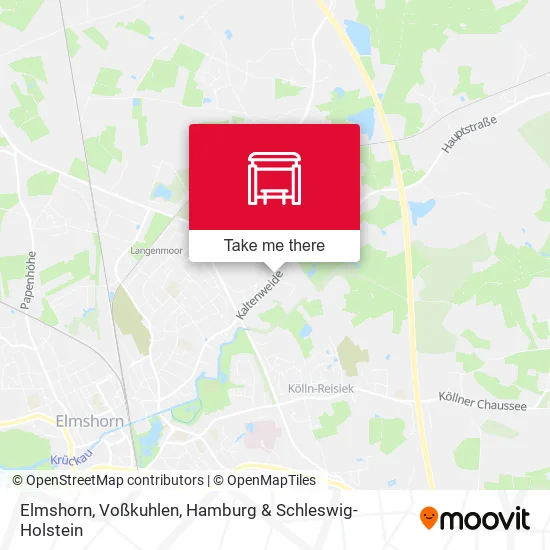 Карта Elmshorn, Voßkuhlen