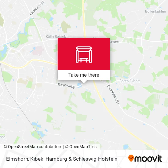 Карта Elmshorn, Kibek