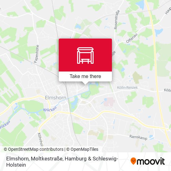 Elmshorn, Moltkestraße map