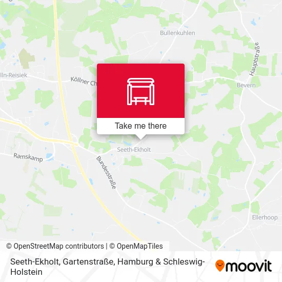 Карта Seeth-Ekholt, Gartenstraße