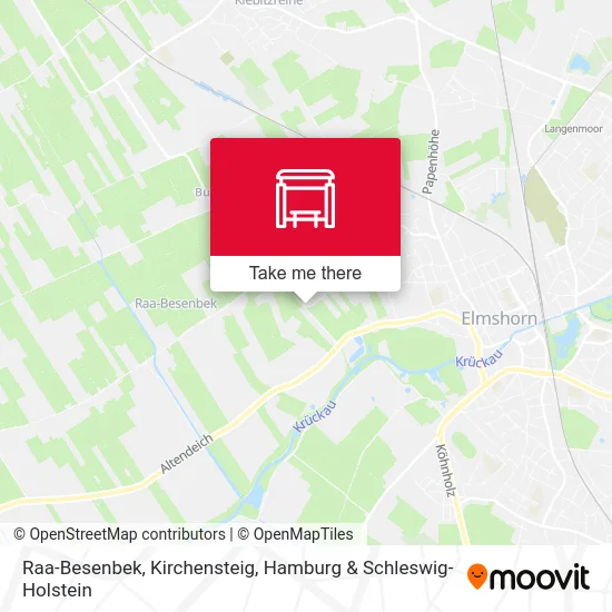 Raa-Besenbek, Kirchensteig map