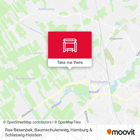 Raa-Besenbek, Baumschulenweg map