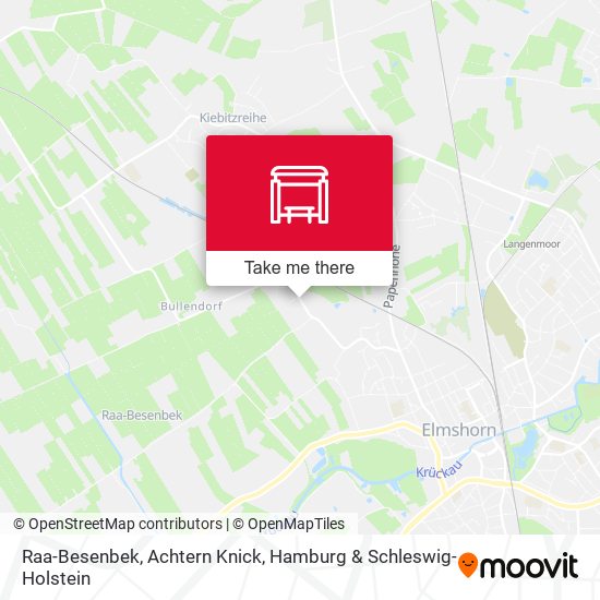 Raa-Besenbek, Achtern Knick map