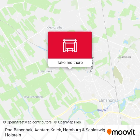 Raa-Besenbek, Achtern Knick map