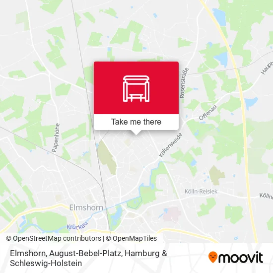 Карта Elmshorn, August-Bebel-Platz