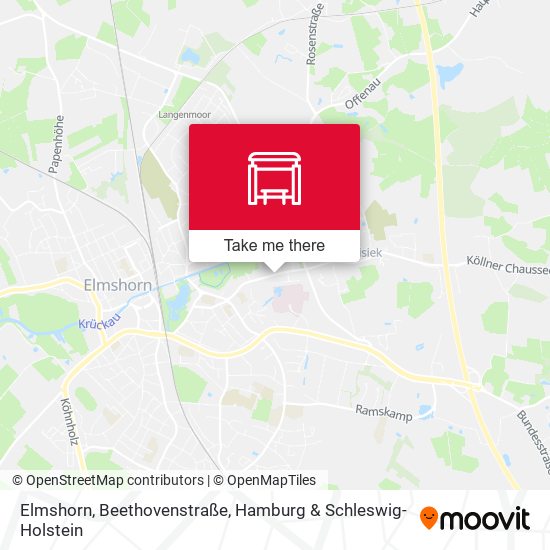 Elmshorn, Beethovenstraße map