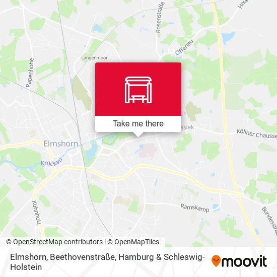 Карта Elmshorn, Beethovenstraße