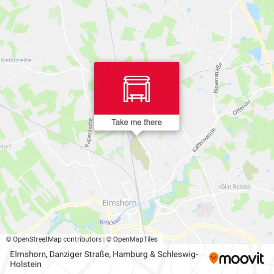 Карта Elmshorn, Danziger Straße